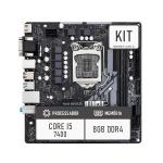 Kit Cpu I5 7400 + 8gb Ddr4 + Placa 1151 + Cooler