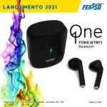 Fone Bluetooth Qone Fone-bt11 Preto Feasso