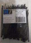 Abracadeira Nylon Catraca 2,5x100 10 Cm Preto Pct 100und Mz