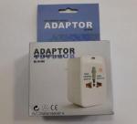 Adaptador Tomada Americana Internacional Bivolt Europa Asia