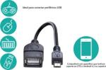 Adaptador Usb F 2.0 X Usb M Micro Usb V8 Otg Ufmu-otg Vinik