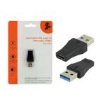 Adaptador Usb Macho 3.0 X Usb Tipo C Femea 003-0142 Chip Sce