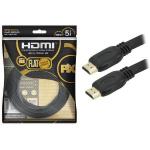 Cabo Hdmi X Hdmi 5 Mt 2.0 4k Hdr 19p Flat Gold Chip Sce