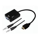 Cabo Conversor Hdmi X Vga Femea C/ Audio 075-0823 Chip Sce