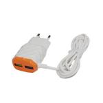 Carregador Cel 2 Usb Cabo Micro Usb V8 Tc0152