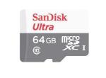 Cartao De Mem. Micro Sd 64gb Ultra Cl 10 100 Mb/s C/adap.sandisk* Bcen