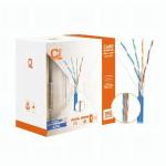 Cabo De Rede / Cftv Cat5e Azul Blindado 8 Vias Caixa 250 Metros Cpro