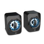 Caixa De Som Usb / P2 6w Speaker 2.0 Sp-l50bk Preta C3tech