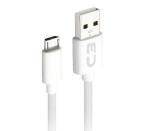 Cabo De Dados Micro Usb V8 1mt 2a Branco Cb-m11wh C3tech