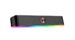 Caixa De Som Gamer Usb/p2 6w X2 Soundbar Preta Adiemus Gs560 Redragon