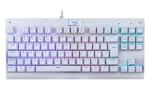 Teclado Usb Gamer Dark Avenger Lunar Bco Switch Azul K568w-rgb Redrago