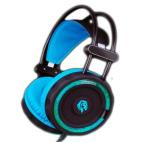 Fone Headset Gamer P2 (2x) + Usb Preto/azul Hf2201 Hayon