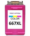 Cartucho De Tinta Hp 667xl Color Compativel