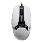 Mouse Usb Gamer 20000 Dpi 6 Botoes Branco Airblader Tournament Cougar