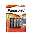 Pilha Alcalina Aa Lr6 C/ 4 Unidades Panasonic