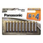 Pilha Alcalina Aa Lr06 C/ 10 Unidades Panasonic