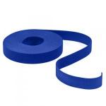 Velcro Dupla Face Slim Para Organização De Cabos Azul De 22.9mt
