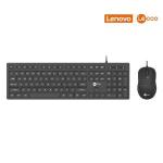 Kit Teclado E Mouse Usb Cm102 Preto Lecoo