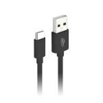 Cabo De Dados Usb Tipo C 2m 3a Cb-c20bk Preto C3tech