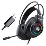 Fone Headset Gamer Usb Rgb 7.1 X5-2000 Chip Sce