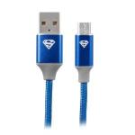 Cabo De Dados Micro Usb 2.0 V8 1,5mt Dc Mobile Superman Chip Sce