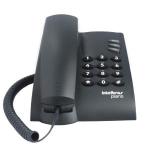 Telefone Pleno Preto C/ Fio Sem Chave Cinza 4080051 Intelbras