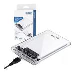 Case Para Hd 2.5 Sata Usb 3.0 Ext Transparente Cghd-35 Exbom