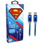 Cabo De Dados Tipo C X Tipo C 2.0 Dc Mobile 1.5m Superman Chip Sce