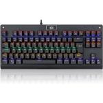 Teclado Usb Gamer Dark Avenger Raibown Pto Switch Verm K568r Redragon