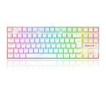 Teclado Usb Gamer Mecanico Kumara Pro Bco Swt Azul K552w-rgb Redragon