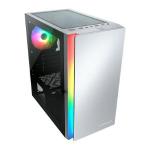 Gabinete Gamer Purity Rgb Lateral De Vidro 1 Fan Branco Cougar