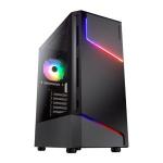 Gabinete Gamer Mx360 Rgb Lateral De Vidro 1 Fan Preto Cougar