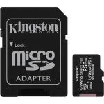 Cartao De Mem. Micro Sd 256gb Cl10 Canvas Select Plus C/ Adap Kingston