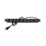 Regua C/ 8 Tomadas 10a 19" Preto Protectm