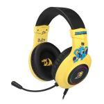 Fone Headset Gamer P2 (2x) + Usb Rgb B260r Brancoala Redragon