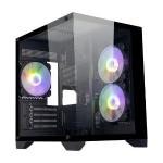 Gabinete Gamer S/ Fonte Bg-052 Soul 3 Fan Argb /vidro Preto Bluecase