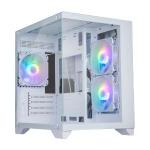 Gabinete Gamer S/ Fonte Bg-052 Soul 3 Fan Argb /vidro Branco Bluecase