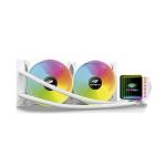 Cooler P/cpu Water 240mm Fc-w240whrgb Branco C3tech