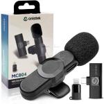 Microfone Wireless De Lapela Tipo-c Mc804 Ios Onistek