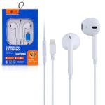 Fone Auricular Lightning Iphone Inova Fon-12218 C/ Microfone Branco