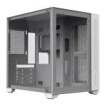 Gabinete Gamer Forcefield White Vulcan Frontal E Lateral Vidro Pcyes