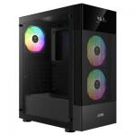 Gabinete Gamer Mid Tower Aura Gc5 C/ 3 Fans Preto Gamdias
