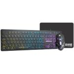 Kit Teclado/mouse/mouse Pad Gamer Rgb Km76+mod7+fx-x2418 K-mex