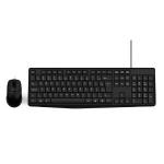 Kit Teclado Usb Dxkb156 + Mouse Usb Abnt2 M365 Preto Duex