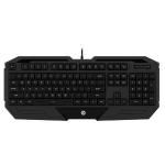 Teclado Usb Gamer Membrana K130 Preto Hp