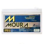 Bateria 12v 12ah 12mva-12 Nobreak Moura