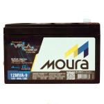 Bateria 12v 9ah 12mva-9 Nobreak Moura