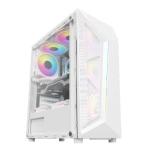 Gabinete Gamer Branco Com 4 Cooler Gb1733 Hayom