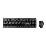 Kit Teclado E Mouse Sem Fio Tech Membrana Preto Letron