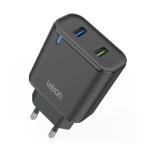 Carregador Cel 2 Usb Vq-t08 2.4a Anatel Preto Letron